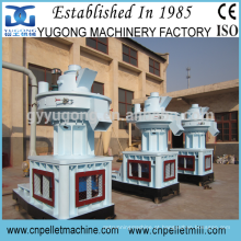 CE certificado YUGONG marca anel vertical morrer biomassa madeira Pellet Machine